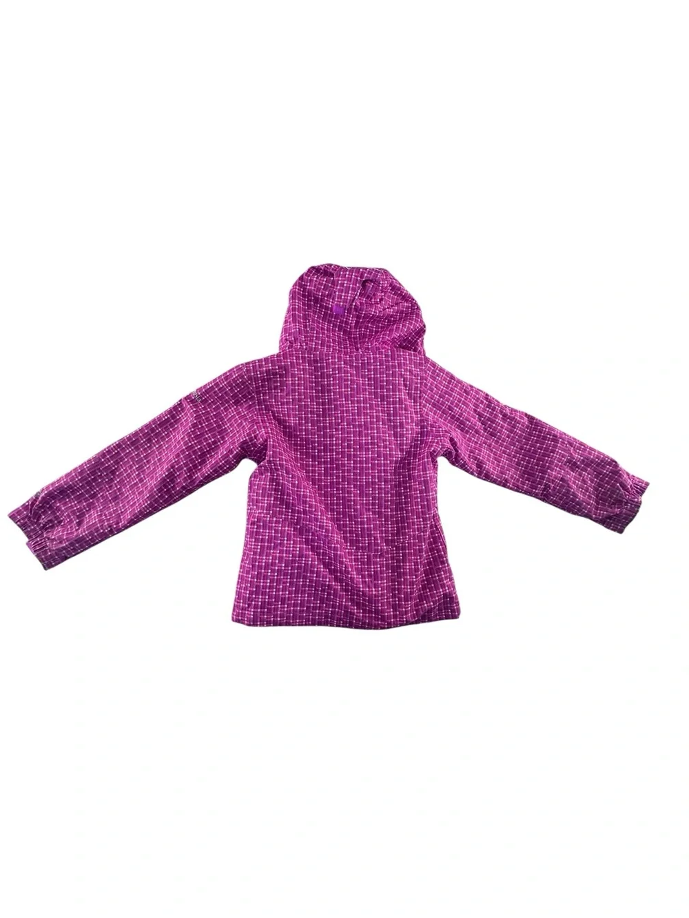 Columbia Girls' Pink & Purple interchange Hooded Snow Jacket